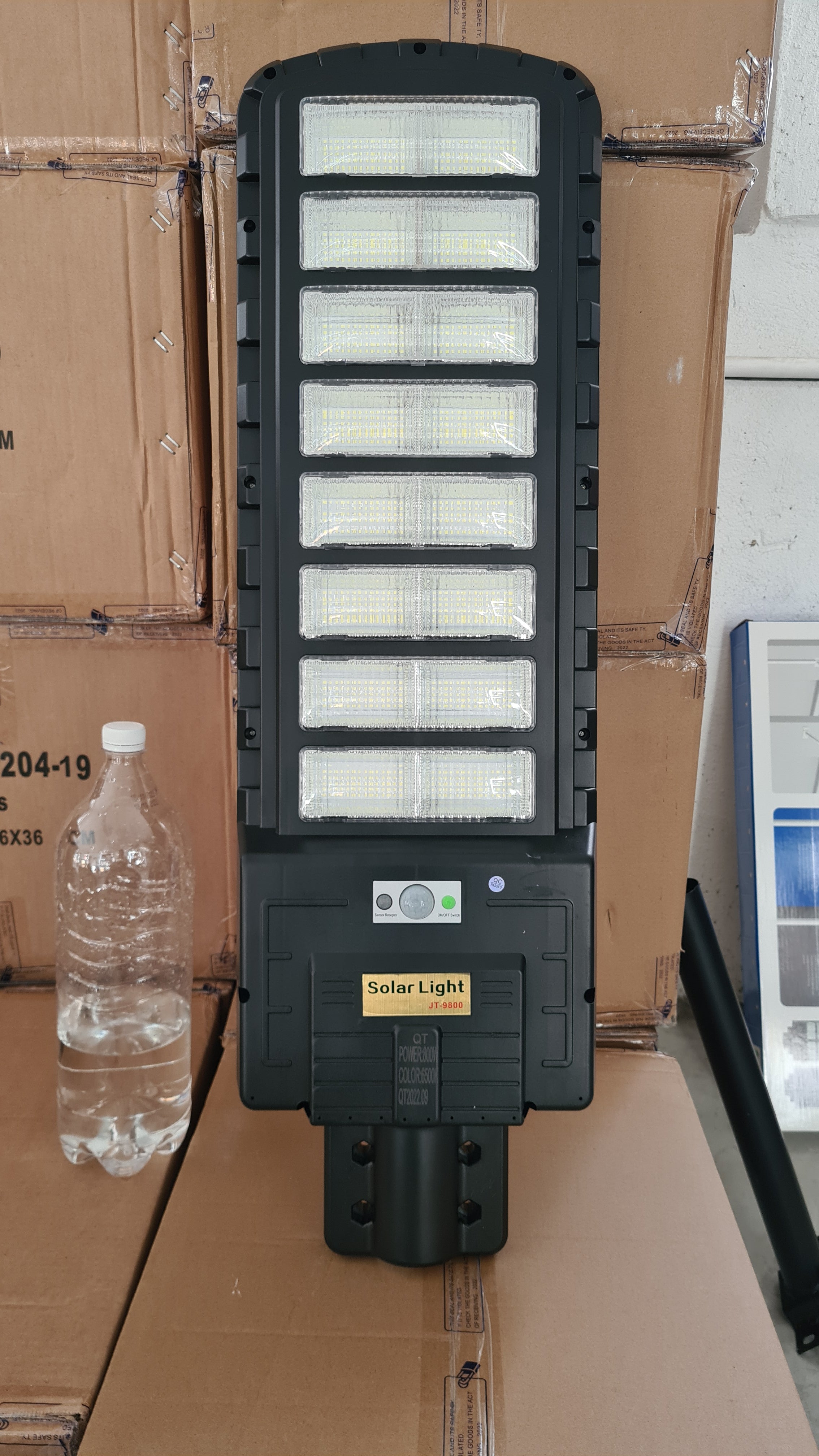 Lampa Solara Jortan 800W 700W 600W 500W Stradala , Senzor de Lumina, Miscare Accesorii Incluse