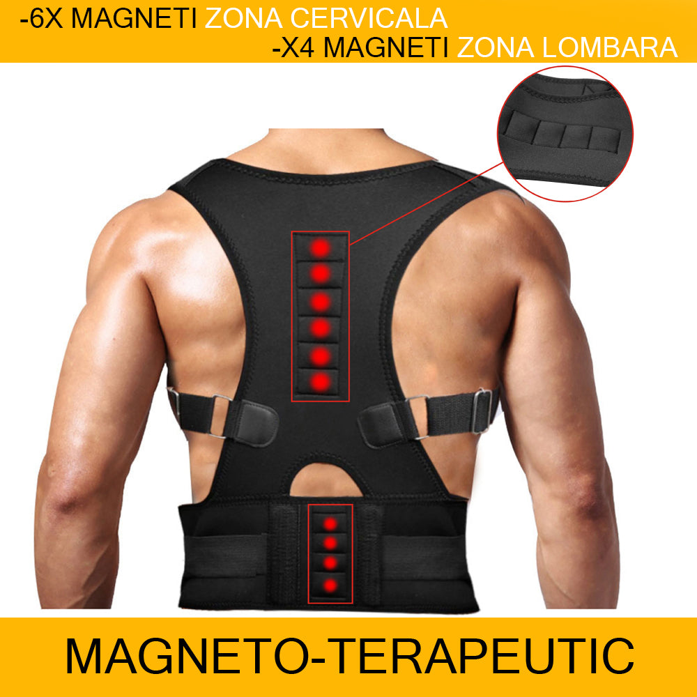 Centura Corectoare Spate cu Magneto-Terapie, BackPlus R.D.