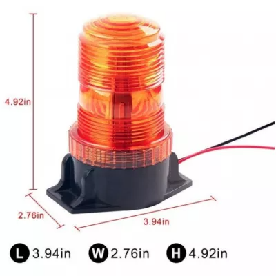 Girofar LED SMD 12-24V VS 0180 Lumina portocalie