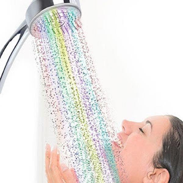 Cap de duș Multicolor cu LED RGB