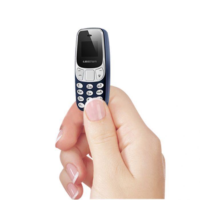 Mini telefon mobil, BM10 Dual SIM, OLED, 7 cm, 30 grame, 350mAh