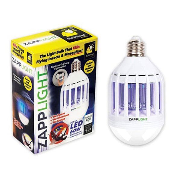 Bec LED Antiinsecte cu Lampa UV 9W, Zapp Light