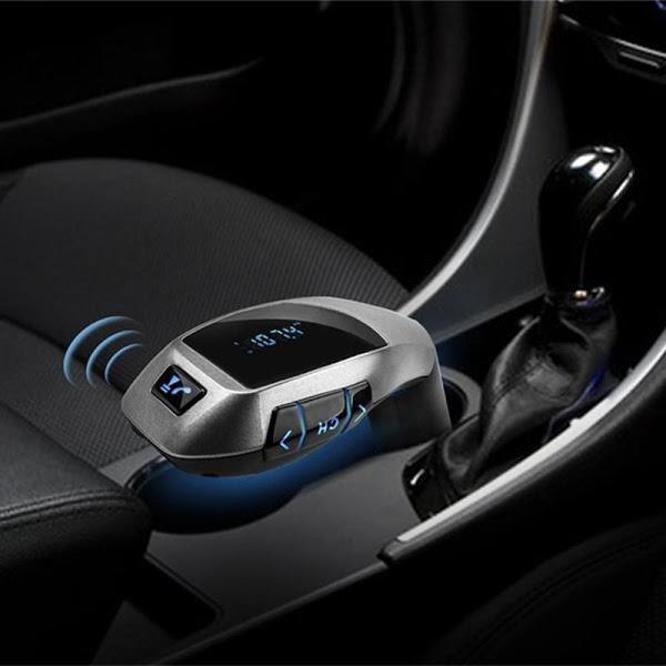 Car Kit Auto Bluetooth cu functie de modulator FM, model X6 + Telecomanda